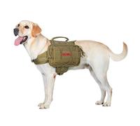 OneTigris Mammoth Sac à Dos pour Chien Version 2.0 - pour Camping, randonnée - Taille M/L