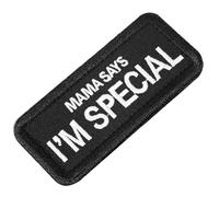 OneTigris Original Patch Tactical Morale Militaire Patch Mama Says I'm Special (Noir)