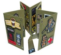 OneTigris Panneau de Présentation- Panneau d'Affichage Tactique Pliable, Support Organisateur Type Livret pour Hook & Loop Patches, Patch de Drapeau et Militaires (Patches non inclus)