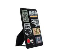 OneTigris Panneau Organisateur Tactique - Surface à Boucles pour Collections de Patches Militaires et Moraux (Patches Non Inclus) - Dimensions 28 × 20,5 cm, Noir