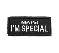 OneTigris Patch Militaire, Ecusson Scratch, Patch Tactique avec Attache Scratch - "Mama Says I'm Special" pour Militaire, Sac à Dos et Vêtements, 8,9x4 cm - Résistant, Drôle et Unique
