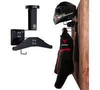 OneTigris Support Casque Moto Mural, Porte Casque Moto, Capacité 40 kg, Organiseur Multifonction pour équipement Airsoft/Vélo/Veste/Sac/Gants/Gilet Tactique, Gain de Place