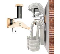 OneTigris Support de Casque de Moto Mural, Porte Casque Mural pour Gilet Tactique Porte-Plaque de Casque