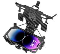 OneTigris Tactique Molle Portable Phone Titulaire, Universel Support de téléphone pour Gilet Tactique, Chest Rig pour Taille d'écran 4,7"-6,8"