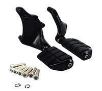 ONETK Repose-pieds pour passager arrière - Support à pédale pour Harley Sportster 883 1200 2014 2015 2016 2017 2018 2019 2020 - Noir