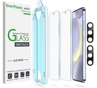Onetouch Tempered Glass Screen Protector For Samsung Galaxy S24 Plus 5g, 9h Hardness With Camera Lens Protection, Easy Bubble-Free Installation, 2+2 Pack
