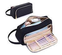 OneTreeTime Grande trousse à crayons pour filles et garçons - Jolie trousse à crayons pour filles et garçons - Trousse à crayons de grande capacité avec fermeture éclair et compartiments - Trousse
