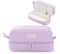 OneTreeTime Grande trousse à crayons pour garçons et filles, grande capacité avec 2 compartiments et poignée, trousse à crayons, organisateur de papeterie pour bureau, collège, école, femmes, hommes,