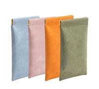 OneTreeTime - Pochette de rangement en cuir à fermeture à pression personnalisée, pochette Jolly Wish, pochettes à fermeture à pression, rose ch-loe, sac à cosmétiques à fermeture automatique sans fer