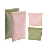 OneTreeTime Pochette de rangement en cuir à fermeture à pression, pochette à fermeture à pression Flowarmth, pochettes à fermeture à pression, pochette de rangement en cuir, petite trousse de maquilla