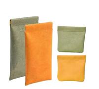 OneTreeTime Pochette de rangement en cuir à fermeture à pression, pochette à fermeture à pression Flowarmth, pochettes à fermeture à pression, pochette de rangement en cuir, petite trousse de maquilla