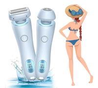 OneTreeTime Rasoir électrique 2 en 1 pour femme, rasoir complet avec affichage numérique, épilation indolore pour peaux sensibles, humides et sèches The Glide Pro 3.0, rasoir électrique 2 en 1