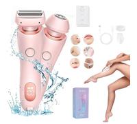 OneTreeTime The Glide Pro 3.0 Premium Rasoir électrique portable 2 en 1 Eleg-ance pour femme, étanche IPX7, humide et sec (rose)