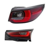 ONETREND Ensemble Feu Arrière Pour Mazda Pour Cx5 2022 2023 2024 Feu Arrière LED De Freinage Pare-chocs Voyant D'avertissement Feux Arrières(Right-2PC)