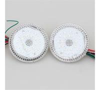 ONETREND Feu Antibrouillard Arrière Voiture Pour Scion IQ Pour Scion XB 2 Pièces LED Réflecteur De Pare-chocs Arrière Feux De Freinage Arrière(White)