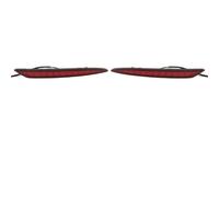 ONETREND Feu Antibrouillard Arrière Voiture Pour Tesla Pour Modèle 3 16-23 Pour Model Y 17-23 2 Pièces Feu Brouillard Arrière Freinage Clignotant Dynamique Réflecteur LED Pare-chocs(Red D,M*3 16-23)