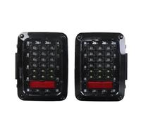 ONETREND Feux Arrière Pour Jeep Pour Wrangler JK 2007-2017 2 4 Portes Ensemble De Feux Arrière À LED Feux De Freinage Arrière Avec Clignotants DRL Feu Stop Arrière(EU Version Clear len)