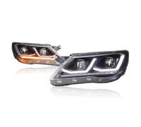 ONETREND Feux Avants Voiture Pour VW Pour Tiguan 2007 2008 2009 2010 2011 2012 Phares LED Feux De Jour Accessoires Automobiles Phares Avant