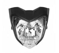 ONETREND Moto Phares Pour FZ16 Pour FZ-16 YS150 Pour FZER150 Phare Avant De Moto Avec Support D'ampoule Phare Assembly(Black)