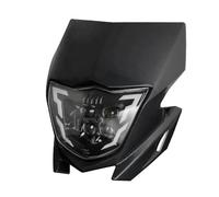 ONETREND Moto Phares Pour XTZ125 Phare Avant LED 12 V Pour Moto Ensemble De Carénage Accessoires Phare Assembly(Black)