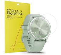 Onetuo Lot de 6 films de protection d'écran pour Garmin vivomove Sport Transparent TPU [Sans bulles] [Compatible avec la coque] [Qualité supérieure]