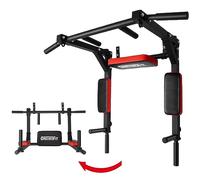 ONETWOFIT Barre de Traction à Montage Mural Multifonctionnelle, Station de Dip pour Gym en Intérieur à la Maison, Power Tower Set Equipements d'entrainement Stands Support de Dip de 440 Lbs OT126