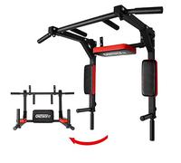 ONETWOFIT Barre de Traction Murale multifonctionnelle - Station de Traction pour Salle de Gym ¨¤ la Maison - ¨¦quipement d'entra?Nement de Fitness - Support de Traction - Supporte Jusqu'¨¤ 200 kg