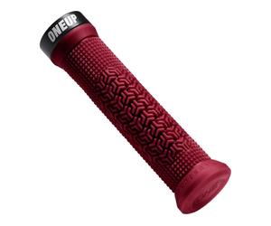 OneUp Components Poignées de guidon Lock-On rouge