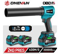 ONEVAN 4000W ventilateur Turbo électrique sans brosse 400 M/S 300000 tr/min souffleur de feuilles outil de soufflage de poussière pour Makita broche de batterie 18V Without battery