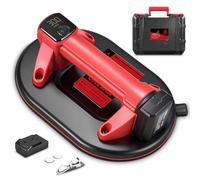 ONEVAN Ventouse électrique sans fil, ventouse électrique et lève-vide électrique, batterie 4000 mAh, super puissance d'aspiration 300 kg, écran numérique LED, lève-vide avec type C pour carrelage