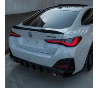 Oneway Becquet arrière compatible avec BMW i4 G26 M-Pack 2021- & 4-Série G26 M-Pack/M440i 2021- - Noir brillant
