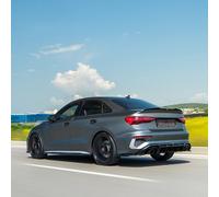 Oneway Becquet arrière sur mesure | compatible avec Audi A3/S3/RS3 (8Y) Sedan 2020-2024 & Facelift 2025- - Noir brillant