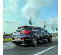Oneway Becquet de toit (Rajout) compatible avec Alfa Romeo Giulietta 2010-2020 - Noir brillant