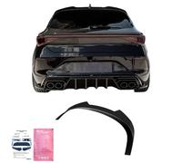 Oneway Becquet de toit (Rajout) sur mesure | compatible avec Seat Leon IV HB FR & Cupra Leon HB 2020- - Noir brillant