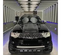 Oneway Écope de Capot Compatible avec Mitsubishi L200 Triton 4 2007-2014 - Noir Mat