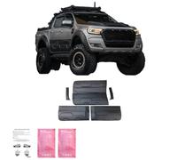 Oneway Jeu de baguettes de porte sur mesure | compatible avec Ford Ranger T6/T7/T8 2012-2022 (Jumbo) - Noir mat