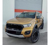 Oneway Jeu d'élargisseurs d'aile compatible avec Ford Ranger T6/T7 2012-2019 (avec ruban adhésif) - Noir mat