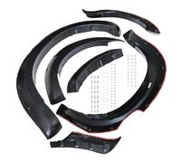 Oneway Jeu d'élargisseurs d'aile compatible avec Ford Ranger T6/T7/T8 2012-2022 (avec ruban adhésif) - Noir mat