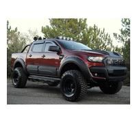 Oneway Jeu d'élargisseurs d'aile compatible avec Ford Ranger T6/T7/T8 2012-2022 - Noir mat