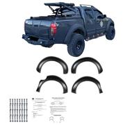 Oneway Jeu d'élargisseurs d'aile compatible avec Nissan Navara D40 2005-2010 - Noir mat