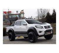 Oneway Jeu d'élargisseurs d'aile compatible avec Nissan Navara NP300 (D23) 2014-2017 - Noir mat