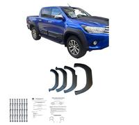 Oneway Jeu d'élargisseurs d'aile compatible avec Toyota Hilux 2015-2020 - Noir mat