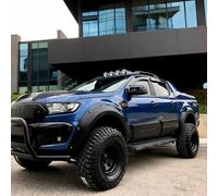 Oneway Jeu d'élargisseurs d'aile sur mesure | compatible avec Ford Ranger T6/T7/T8 2012-2022 - Noir mat