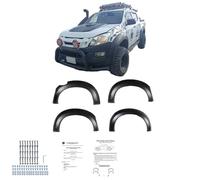 Oneway Jeu d'élargisseurs d'aile sur mesure | compatible avec Isuzu D-Max II 2012-2019 - Noir mat