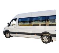 Oneway Jeu d'enjoliveurs de passage de roue compatible avec Mercedes Sprinter W906 Facelift 2014-2018 - Noir mat