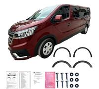 Oneway Jeu d'enjoliveurs de passage de roue compatible avec Renault Trafic 2022- - Noir mat