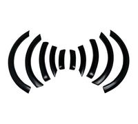 Oneway Jeu d'enjoliveurs de passage de roue compatible avec Volkswagen Caddy MK4 2015-2020 (Chassis court) - Noir brillant