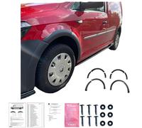 Oneway Jeu d'enjoliveurs de passage de roue compatible avec Volkswagen Caddy MK4 2015-2020 (Chassis court) - Noir mat