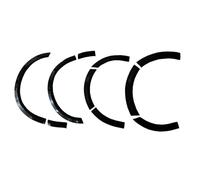 Oneway Jeu d'enjoliveurs de passage de roue compatible avec Volkswagen Transporter T6.1 2020-2022 (Chassis longue) - Noir brillant