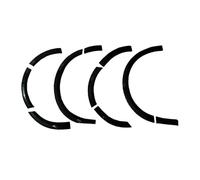 Oneway Jeu d'enjoliveurs de passage de roue compatible avec Volkswagen Transporter T6.1 2020-2022 (Chassis court/porte coulissante à gauche) - Noir brillant